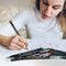 Watercolor Brush Pens, 24 Colors Flexible Real Nylon Brush Tip Pens for Watercolor Painting, 1 Blending Brush, Paint Markers for Artists and Beginner Painters Coloring Books, Calligraphy